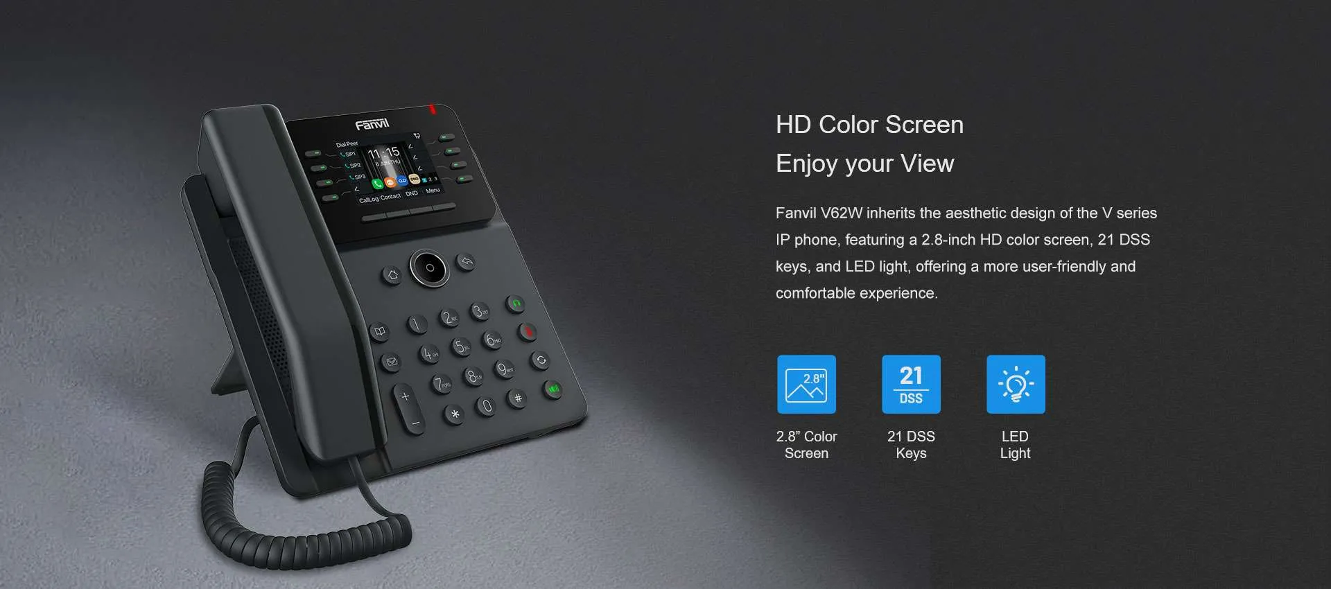 Fanvil V62W Wireless Business Phone hd