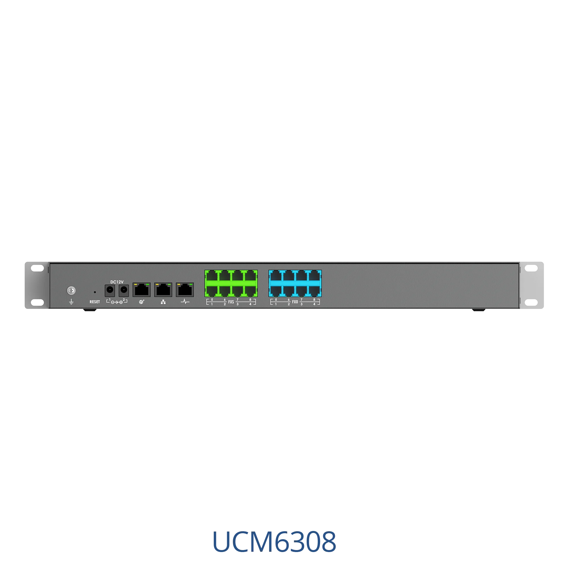 Grandstream UCM6304 IP PBX port view